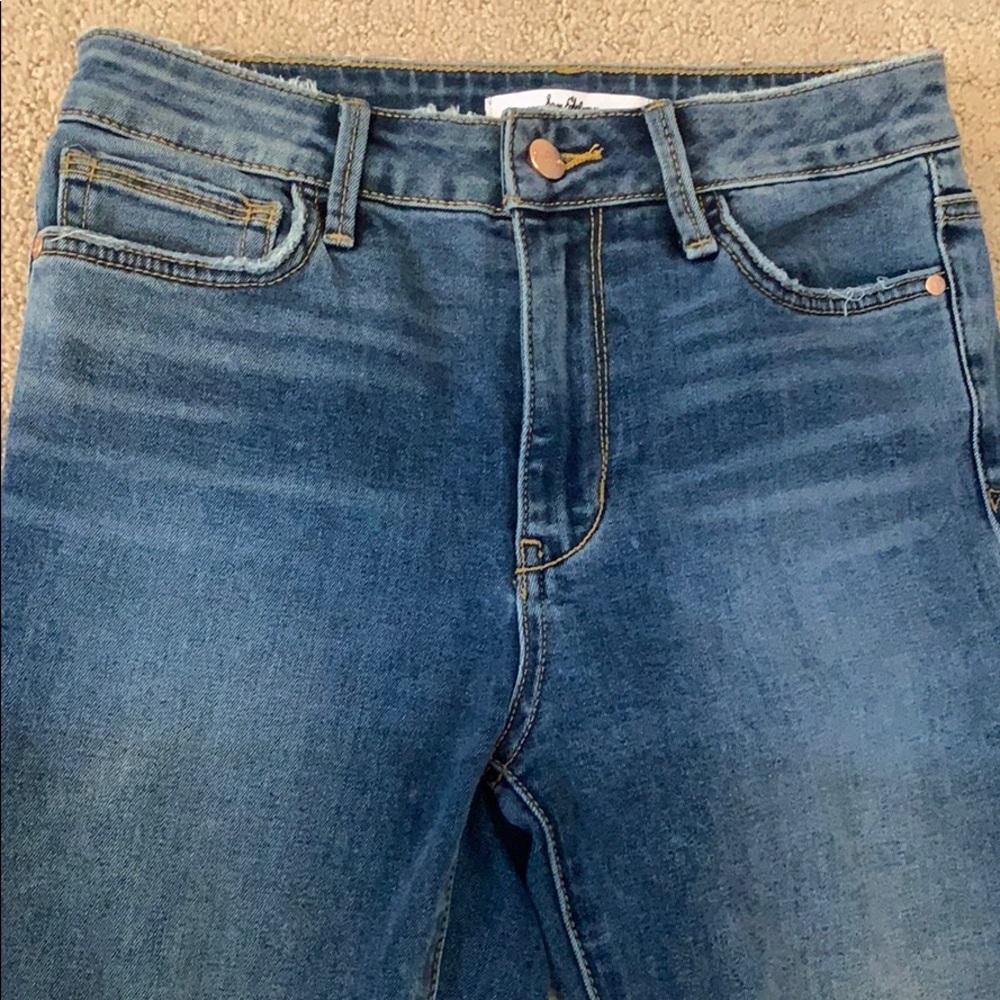 Sam Edelman Low Rise Light Washed Skinny Jeans - Picture 3 of 5